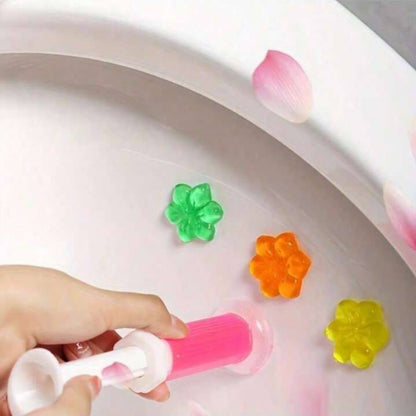 معطر ومنظف تواليت جيل سرنجة 💉 | رائحة الورد القوية 🌸    H-H