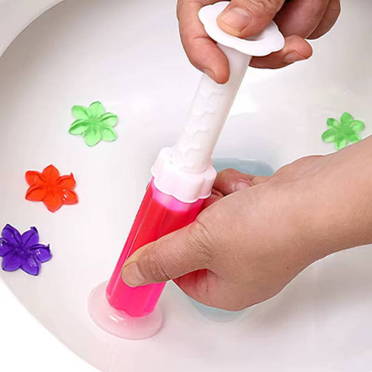 معطر ومنظف تواليت جيل سرنجة 💉 | رائحة الورد القوية 🌸    H-H