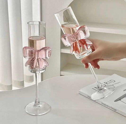 كاس الفراشة الطويل 🦋 | زجاج نقي يتحمل السخونة والبرودة       H-H