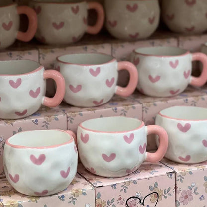 "مج بورسلين أنيق من SHEIN مصنوع يدويًا بدقة عالية من خامة بورسلين حراري مستورد، يجمع بين الجمال والجودة.