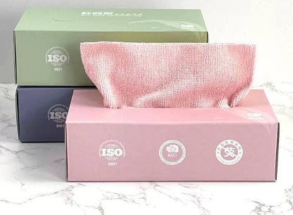 علبة فوط مطبخ 20 قطعة – خامة ممتازة قابلة للغسل وإعادة الاستخدام