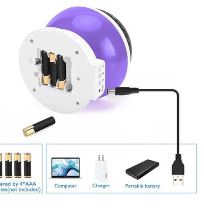 أباجورة ديسكو كواكب | إضاءة ديكور متغيرة الألوان للمناسبات والغرف