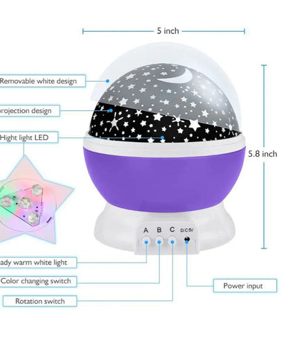 أباجورة ديسكو كواكب | إضاءة ديكور متغيرة الألوان للمناسبات والغرف