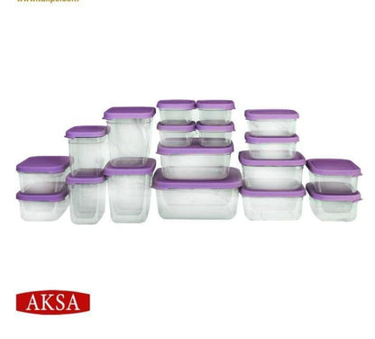 طقم العلب Aksa الـ18 قطعة… قوة، أمان، ومقاسات لكل استخدام!”