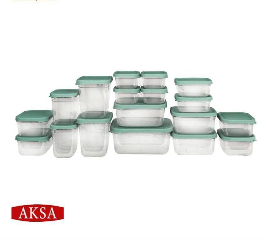 طقم العلب Aksa الـ18 قطعة… قوة، أمان، ومقاسات لكل استخدام!”