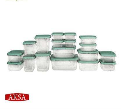 طقم العلب Aksa الـ18 قطعة… قوة، أمان، ومقاسات لكل استخدام!”