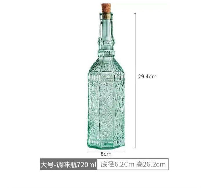 طقم زياتة زجاج 4 قطع محكم الغلق – خامة فاخرة مستوردة