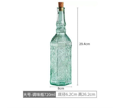 طقم زياتة زجاج 4 قطع محكم الغلق – خامة فاخرة مستوردة