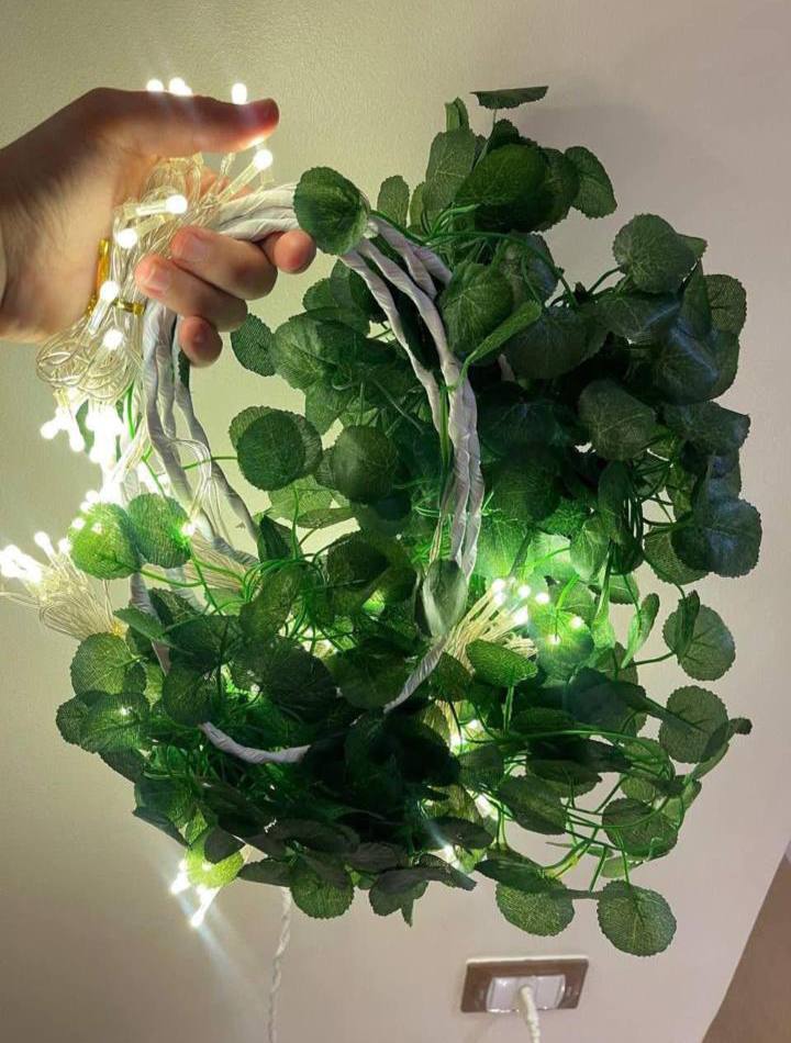 ستارة شلال زرع بإضاءة بيبي لايت – ديكور عصري 3 في 1 بتصميم فاخر من أوركيد