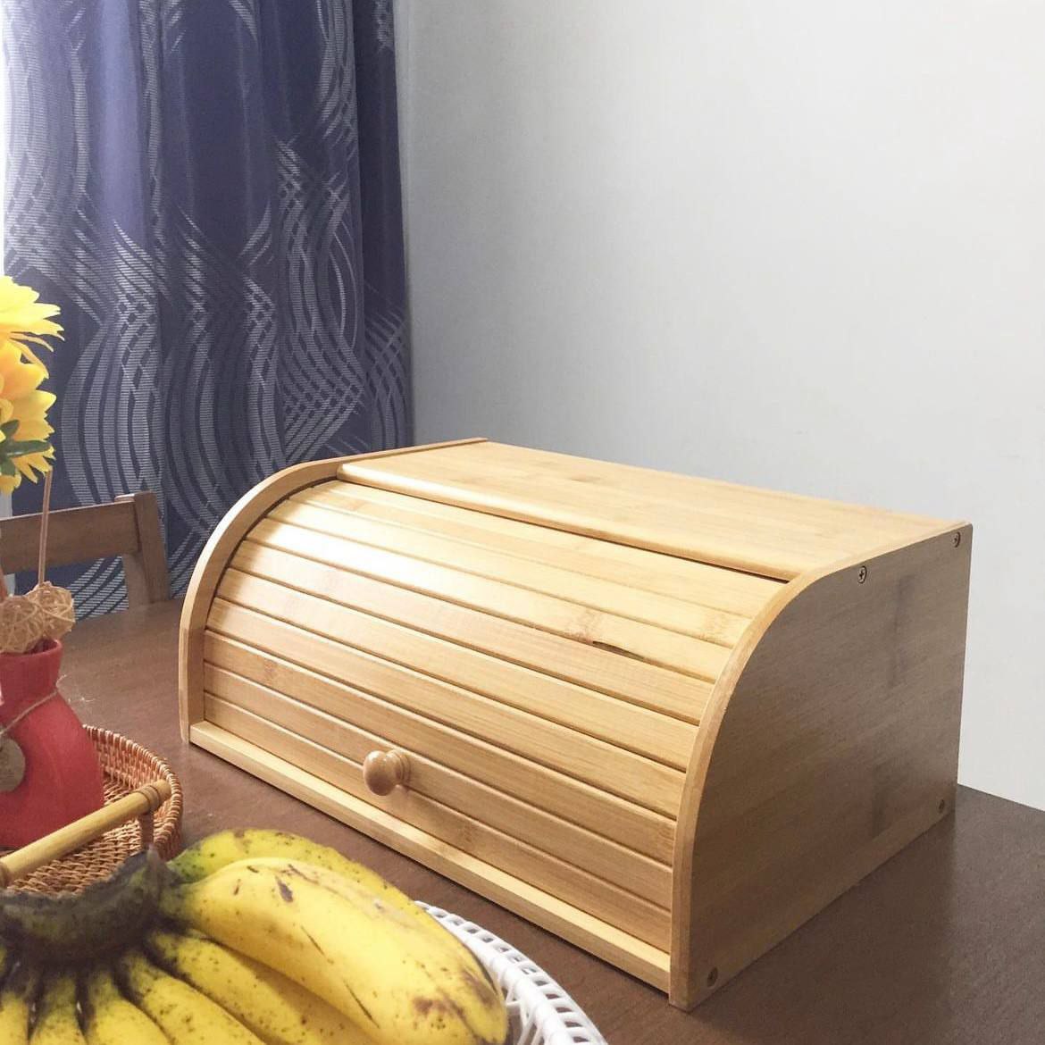 عياشة خشب بغطاء بومبيه جرار – لحفظ المخبوزات بجودة عالية