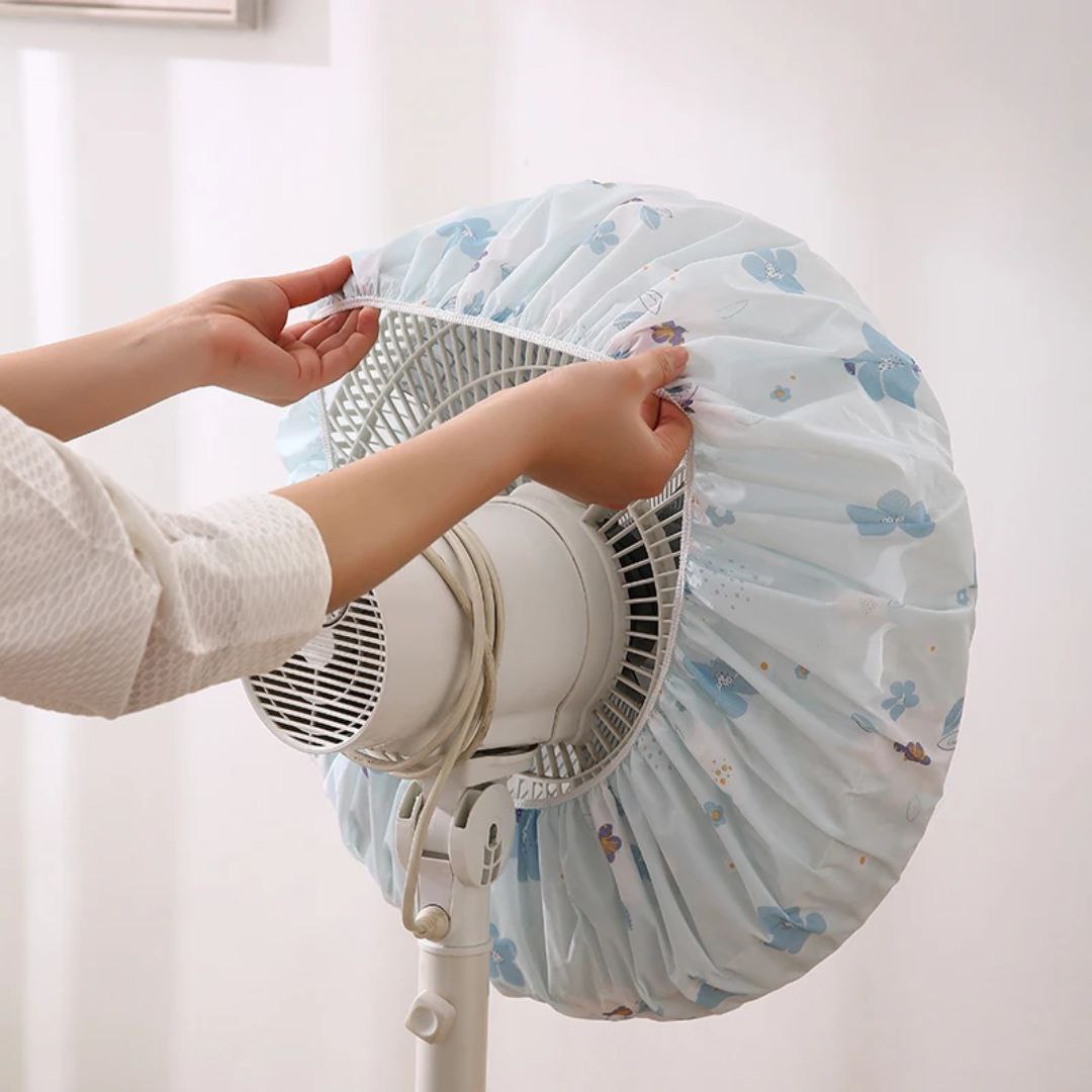 كفر مروحة مدور مقاس 45 سم | واقي مروحة ضد الأتربة بخامة قوية وسهلة التنظيف