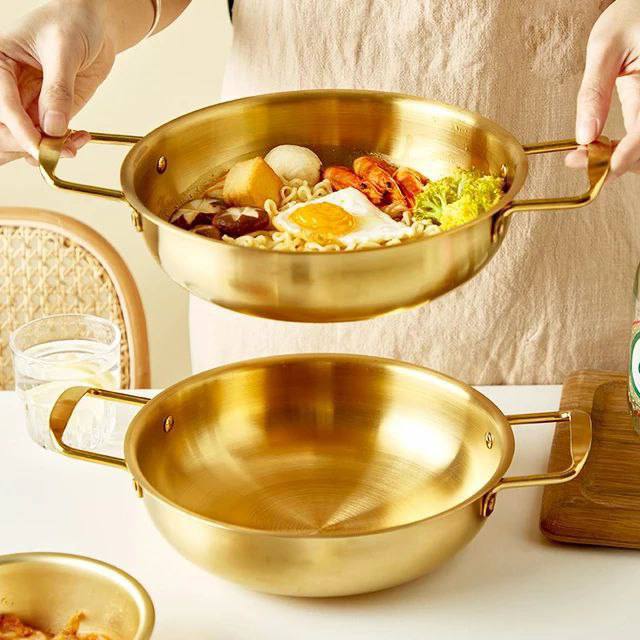 طقم طاسات تقديم استانلس مدهب ضد الصدأ – دسوقي آند صودا – مقاسات متعددة