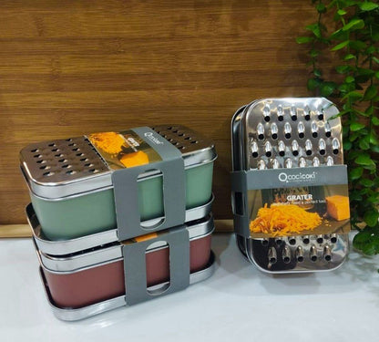 مبشرة كوكي كوكي Cocicoki 2×1 | مبشرة خضروات وفواكه بعلبة حفظ وغطاء