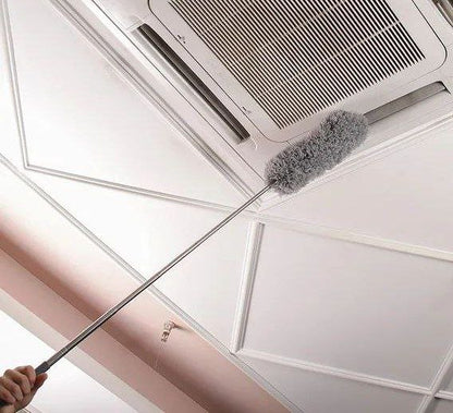 زعافة تنظيف قابلة للتمديد حتى 3 متر مع يد استانلس – لتنظيف الأماكن العالية والأسطح الصعبة