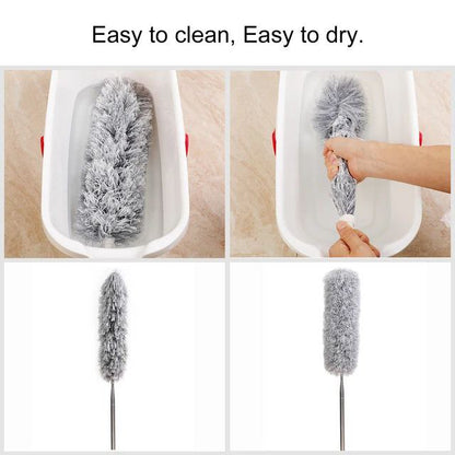 زعافة تنظيف قابلة للتمديد حتى 3 متر مع يد استانلس – لتنظيف الأماكن العالية والأسطح الصعبة