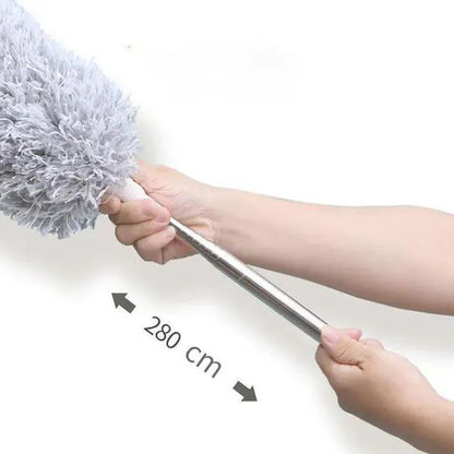 زعافة تنظيف قابلة للتمديد حتى 3 متر مع يد استانلس – لتنظيف الأماكن العالية والأسطح الصعبة