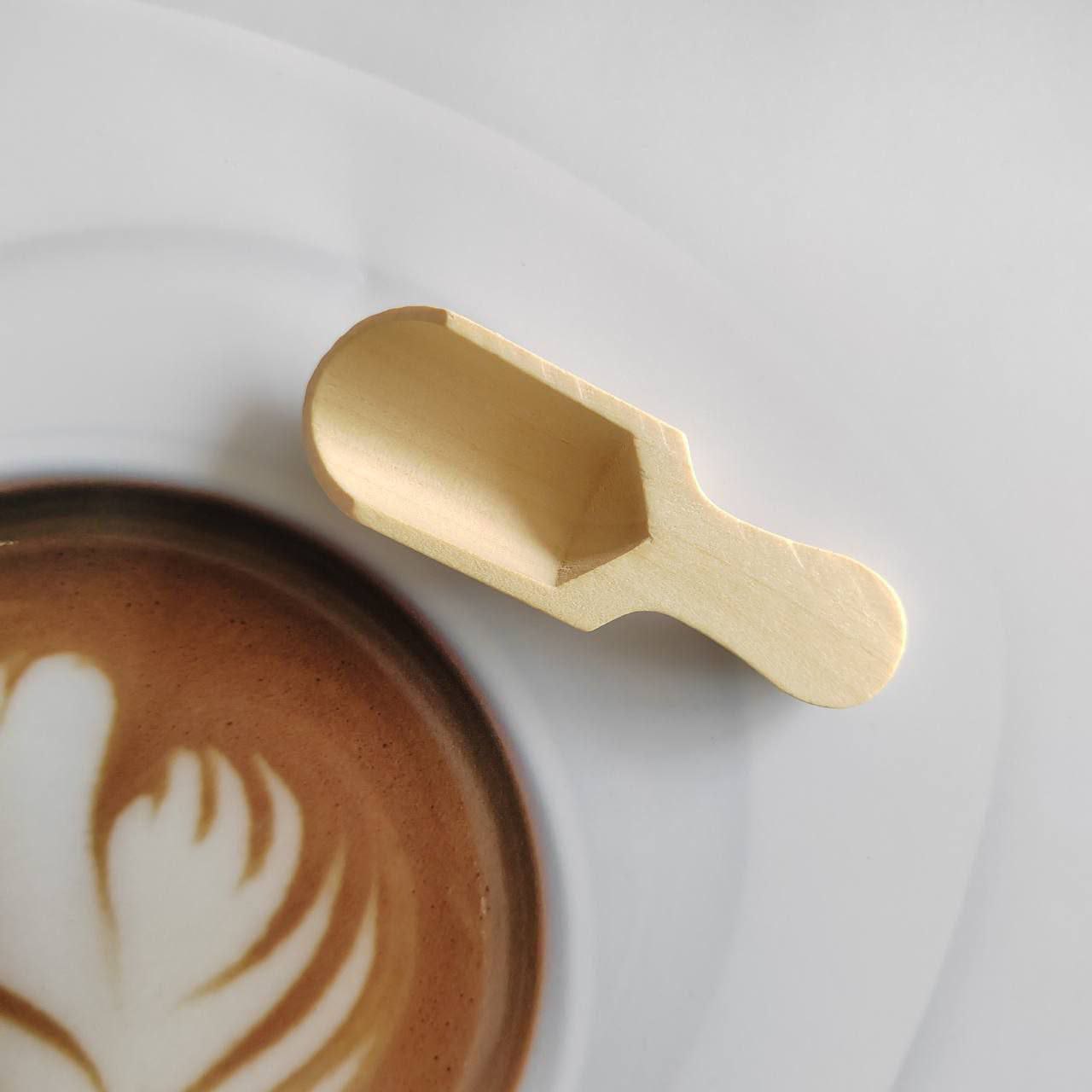 طقم معالق توابل خشب بامبو 🤍 6 قطع – خامة ضد الماء ومتريال عالية الجودة