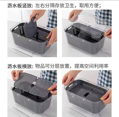 قطاعه نايسر دايسر المتكاملة 22 قطعة – متعددة الاستخدام شنطة عملية لتقطيع الخضروات والفواكه 🍅🥕