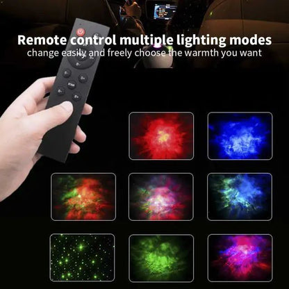 وناسة على شكل رائد فضاء | ليزر بروجيكتور بإضاءة محيطية وتحكم عن بُعد