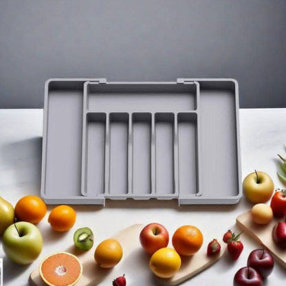 منظم درج معالق المطبخ SHEIN قابل للتوسيع لتوفير مساحة التخزين