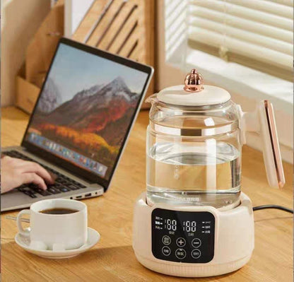 غلاية كهربائية ديچيتال بايركس 2 لتر شاشة تاتش للتحكم بدرجة الحرارة | كاتيل مستورد زجاج سميك ومتين