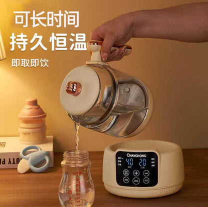 غلاية كهربائية ديچيتال بايركس 2 لتر شاشة تاتش للتحكم بدرجة الحرارة | كاتيل مستورد زجاج سميك ومتين