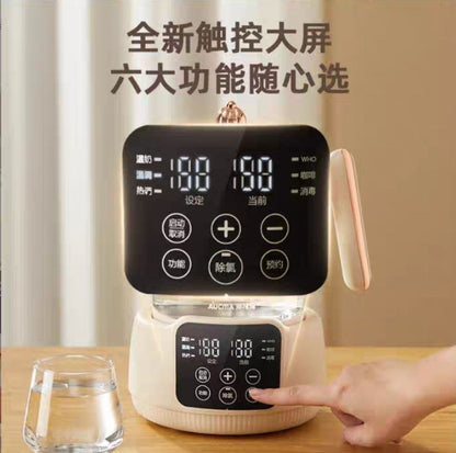 غلاية كهربائية ديچيتال بايركس 2 لتر شاشة تاتش للتحكم بدرجة الحرارة | كاتيل مستورد زجاج سميك ومتين