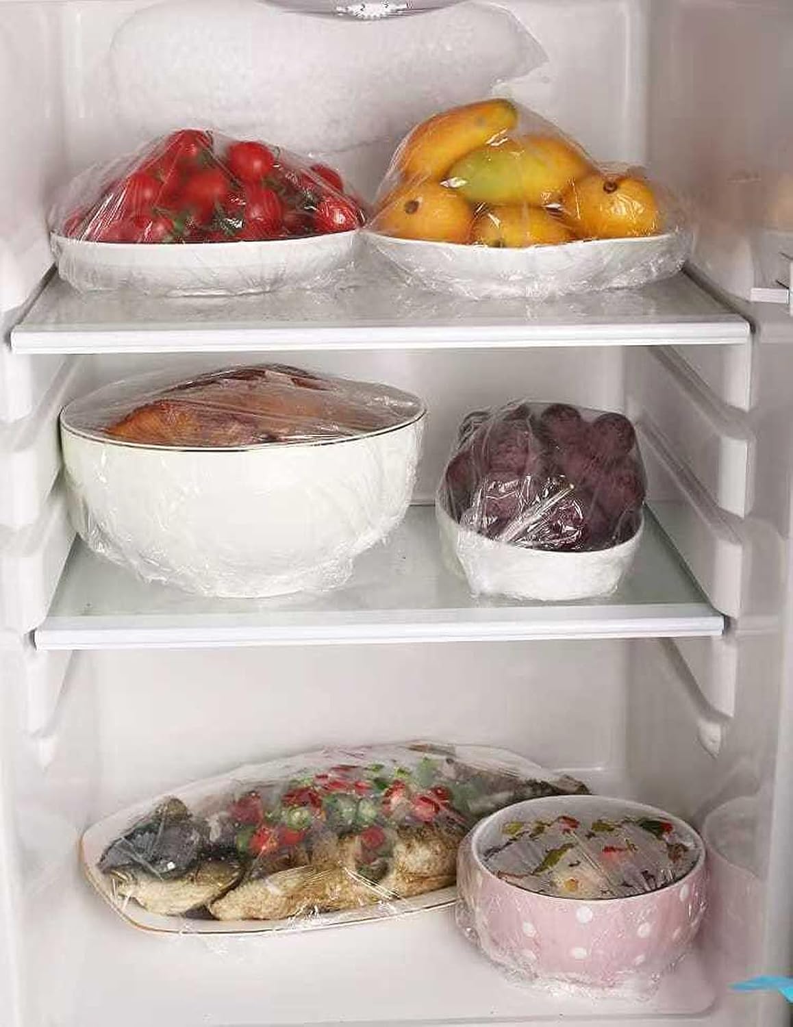 أكياس حفظ طعام مرنة وقابلة للإغلاق للاستخدام اليومي داخل الثلاجة والفريزر – عبوة 100 كيس