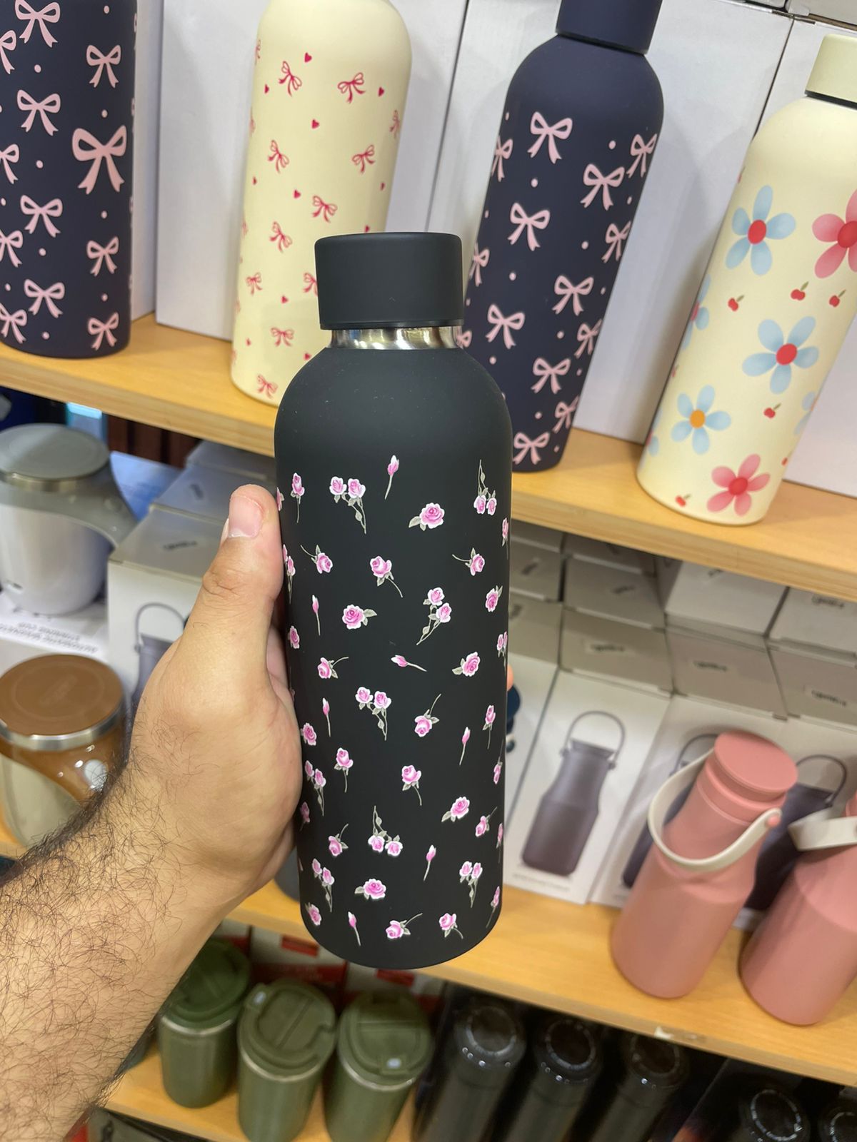 مج حراري ستانلس ستيل 304 أنيق للبنات – يحافظ على الحرارة 12 ساعة