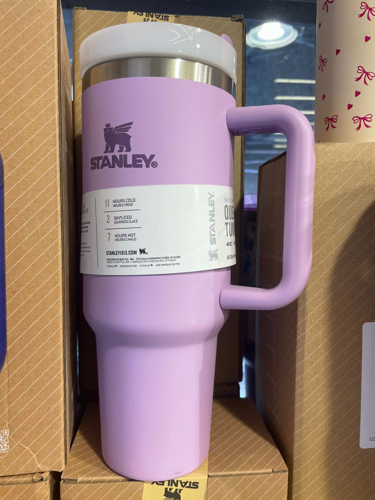 مج ستانلي الحراري الأصلي  ستانلس ستيل 304 – يحافظ على الحرارة والبرودة 12 ساعة 💪 تصميم أنيق عملي ضد التسريب