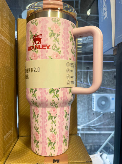 مج ستانلي فلوري حراري ستانلس ستيل 304 بألوان متعددة يحافظ على الحرارة والبرودة حتى 12 ساعة