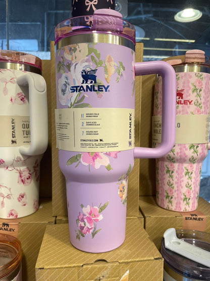 مج ستانلي فلوري حراري ستانلس ستيل 304 بألوان متعددة يحافظ على الحرارة والبرودة حتى 12 ساعة