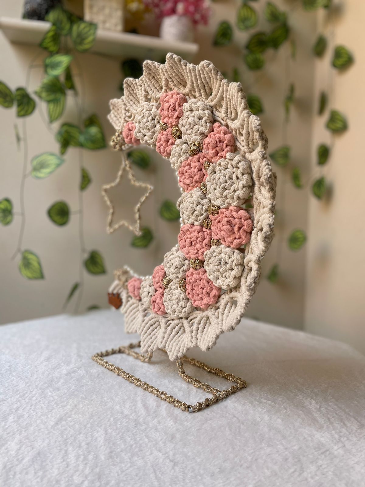 هلال رمضان هاند ميد | ديكور رمضاني فاخر بتفاصيل راقية للمنزل