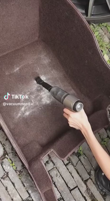 مكنسة ميني محمولة بالبطارية 120 وات بقوة شفط عالية للاستخدام المنزلي والسيارة