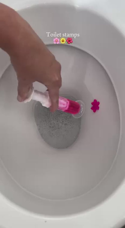 معطر ومنظف تواليت جيل سرنجة 💉 | رائحة الورد القوية 🌸    H-H