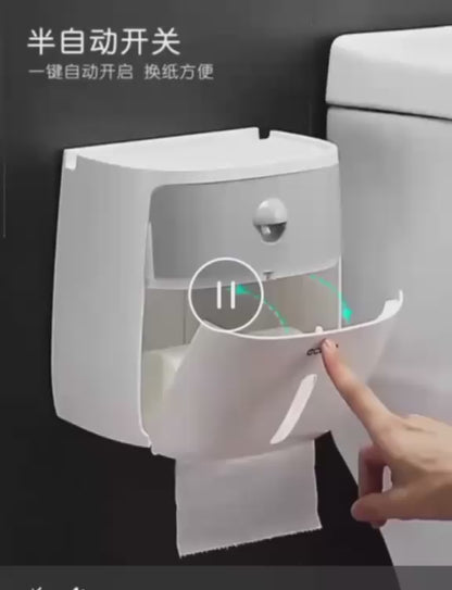 علبة مناديل كوبي إيكوكو مع حامل أدوات لاصق مزدوج